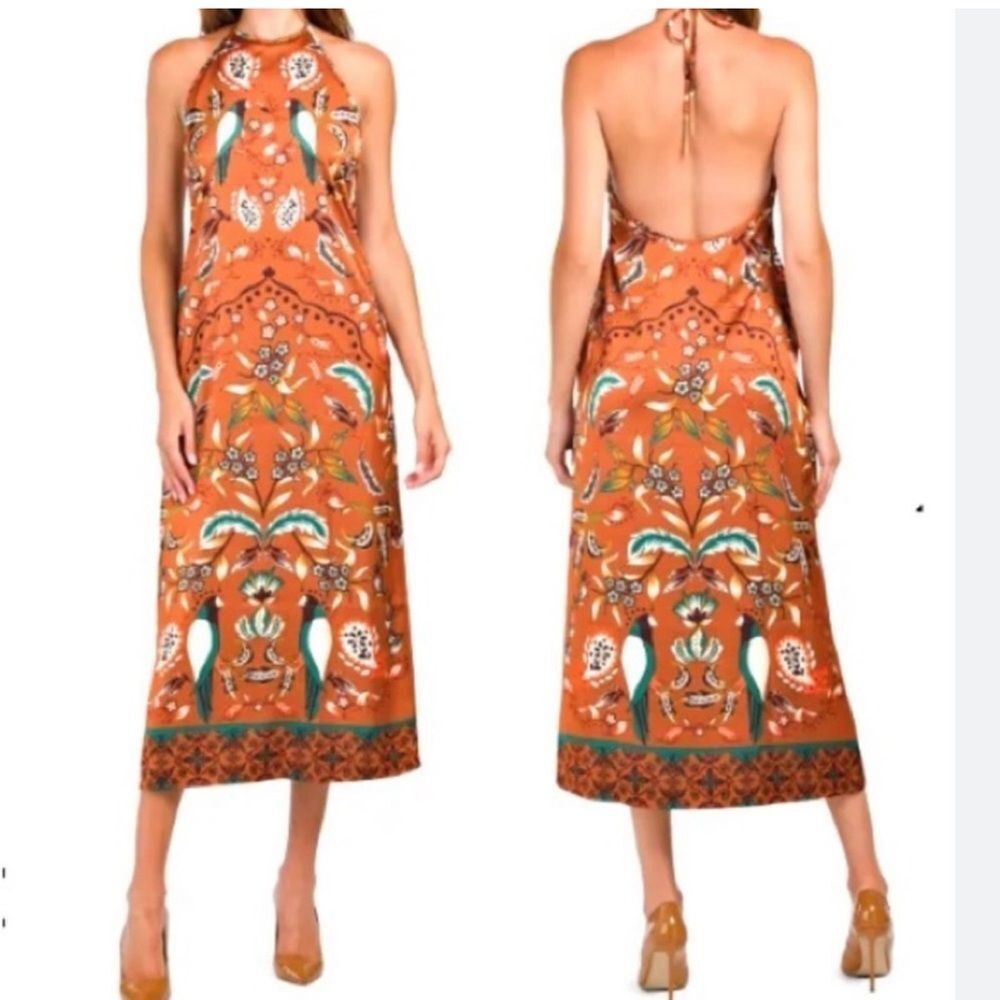 House of Harlow 1960 Orange Maxi Dress